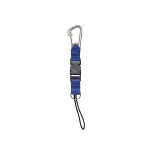 ISC Split Ring Lanyard Blue