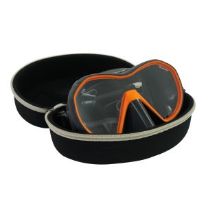 Apeks VX1 - Clear Lens - Grey/Orange Dive Mask - Image 3