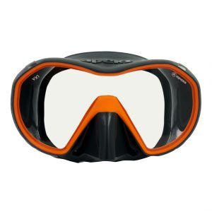 Apeks VX1 - Clear Lens - Grey/Orange Dive Mask
