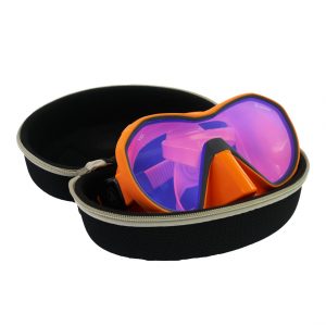 Apeks VX1 - UV Lens - Orange/Grey Dive Mask - Image 3