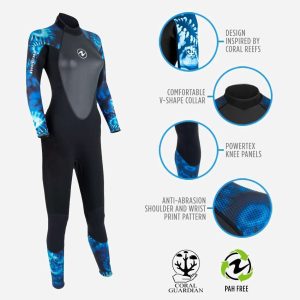 Aqualung HydroFlex 3mm Coral Guardian Dive Wetsuit Women - Image 5