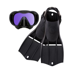 Apeks VX1 UV RK3 Tech Diving Set – Black - Image 1