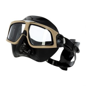 Aqualung Sphera X - Clear Lens - Black/Sand Freediving Mask - Image 3