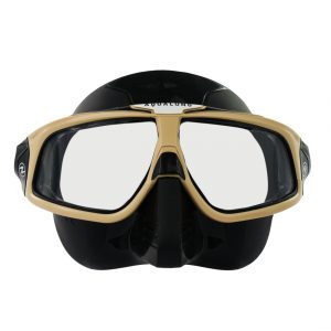 Aqualung Sphera X - Clear Lens - Black/Sand Freediving Mask