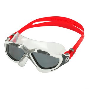 Aquasphere Vista - Smoke Lens - White/Red Swim Mask - Image 3
