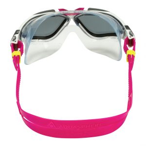Aquasphere Vista - Smoke Lens - White/Raspberry Swim Mask - Image 4