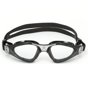 Aquasphere Kayenne - Clear Lens - Black/Silver Swim Goggles