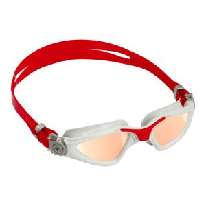 Aquasphere Kayenne - Iridescent Mirrored Lens - Grey/Red Swim Goggles - Image 2