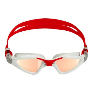 Aquasphere Kayenne - Iridescent Mirrored Lens - Grey/Red Swim Goggles - Image 1