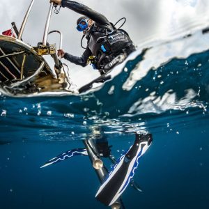 Aqualung Phazer Scuba Fin - Blue - Image 8