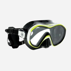 Aqualung Reveal X1 Scuba Mask - Black/White/Yellow