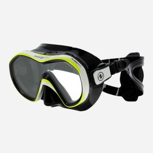Aqualung Reveal X1 Scuba Mask - Black/White/Yellow - Image 3