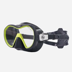 Aqualung Plazma Scuba Mask - Yellow/Asphalt - Image 3