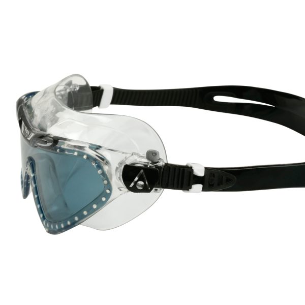 Aquasphere Vista XP – Smoke Lens – Transparent Black Swim Mask ()