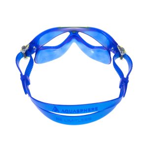 Aquasphere Vista Junior - Clear Lens - Blue/Yellow Swim Mask - Image 4