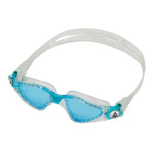 Aquasphere Kayenne Junior - Blue Tinted Lens - Transparent/Aqua Swim Goggles - Image 3