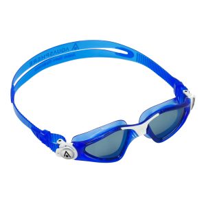 Aquasphere Kayenne Junior - Smoke Lens - Blue/White Swim Goggles - Image 2
