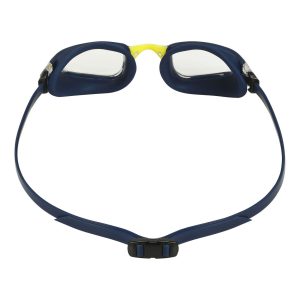 Aquasphere Fastlane - Clear Lens - Navy/Yellow Swim Racing Goggles - Image 4
