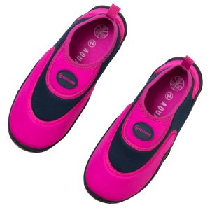 Aqualung BeachWalker - Kids' Beach Footwear - Pink/Navy Blue