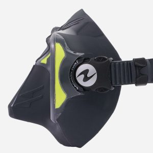 Aqualung Micromask X Freediving Mask - Yellow/Asphalt - Image 4