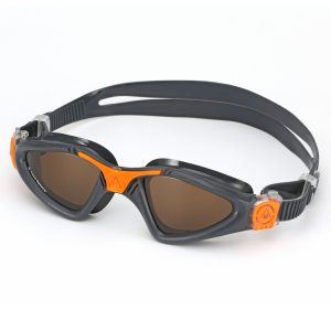 Aquasphere Kayenne - Brown Polarized Lens - Grey/Orange Swim Goggles - Image 3