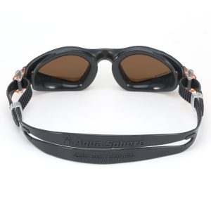 Aquasphere Kayenne - Brown Polarized Lens - Grey/Orange Swim Goggles - Image 4
