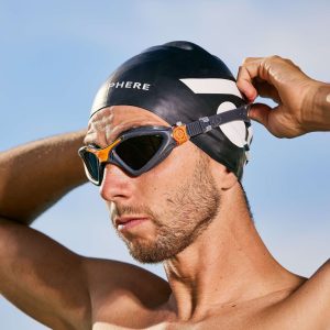 Aquasphere Kayenne - Brown Polarized Lens - Grey/Orange Swim Goggles - Image 5