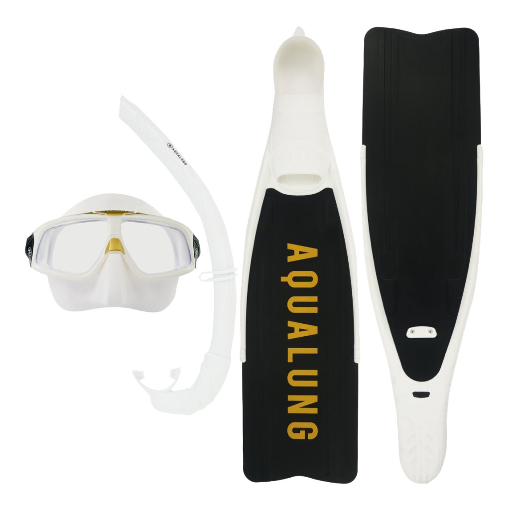 Cyclone Sphera X Freediving Set Gold Manex