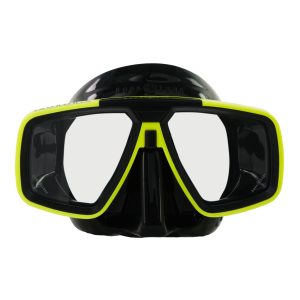 Aqualung Look Scuba Mask - Black/Yellow - Image 1
