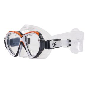 Aqualung Reveal Ultrafit Scuba Mask - Orange/Clear - Image 3