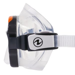 Aqualung Reveal Ultrafit Scuba Mask - Orange/Clear - Image 4