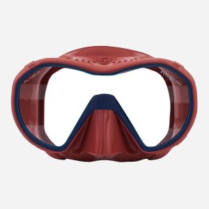 Aqualung Plazma Scuba Mask - Brick/Navy - Image 1