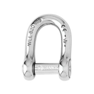 Wichard Self-locking Allen Head Pin D Shackle - Dia 6 mm - Image 1