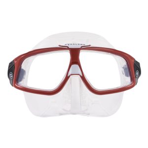Aqualung Sphera X - Clear Lens - Brick Freediving Mask