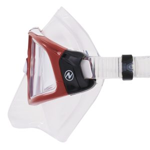 Aqualung Sphera X - Clear Lens - Brick Freediving Mask - Image 4