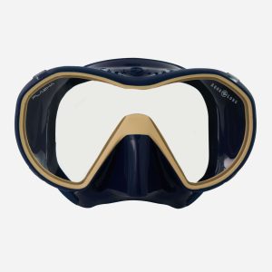 Aqualung Plazma Scuba Mask - Navy/Sand