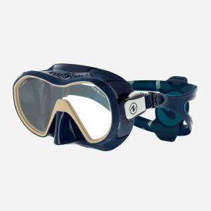 Aqualung Plazma Scuba Mask - Navy/Sand - Image 3