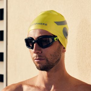 Aquasphere Kayenne Pro - Photochromatic Lens - Grey/Yellow Swim Tri Goggles - Image 5