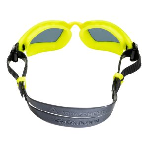 Aquasphere Kayenne Pro - Smoke Lens - Yellow Swim Tri Goggles - Image 4
