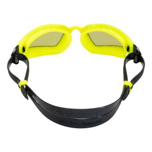 Aquasphere Kayenne Pro – Yellow Titanium Mirrored Lens – Yellow Swim Tri Goggles - Image 4