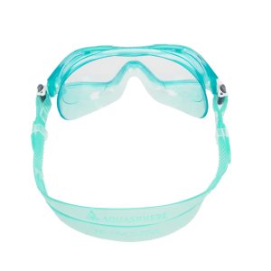 Aquasphere Vista XP - Clear Lens - Tinted Green Swim Mask - Image 3