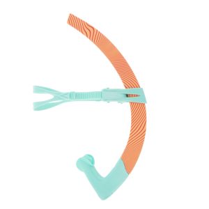 Aquasphere Focus Swim Training Snorkel - Blue/Orange - Regular Fit - Image 1