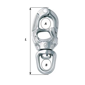 Wichard Speedlink HR Trigger Snap Shackle - Universal Eye - Length: 87 mm - Image 3