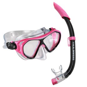 U.S. Divers Dorado II - Junior Snorkeling Combo - Pink