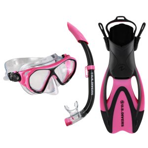 U.S. Divers Dorado II - Junior Snorkeling Set - Pink/Black