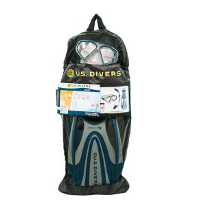 U.S. Divers Cozumel TX II - Adult Snorkeling Set - Grey/Navy - Image 10