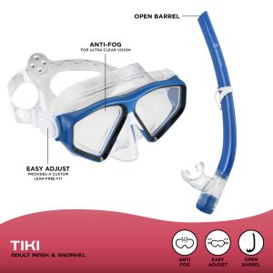 U.S. Divers Tiki - Adult Snorkeling Combo - Black - Image 5