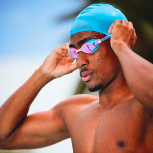 Aquasphere Fastlane Pink Titanium Mirrored Swimming Goggles - Image 5