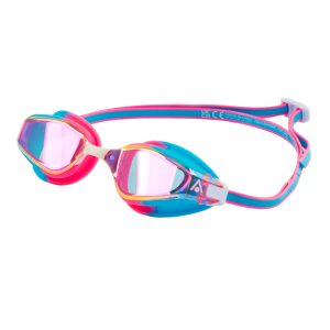 Aquasphere Fastlane Pink Titanium Mirrored Swimming Goggles - Image 3