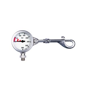 Brass Snap SPG Gauge + SS Shackle - 52mm